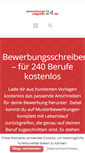 Mobile Screenshot of bewerbungsratgeber24.de